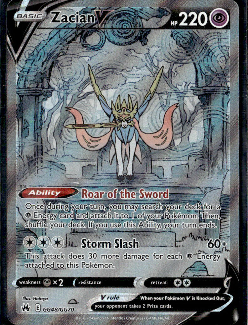 SWSH: Crown Zenith: Galarian Gallery #GG48/GG70 Zacian V