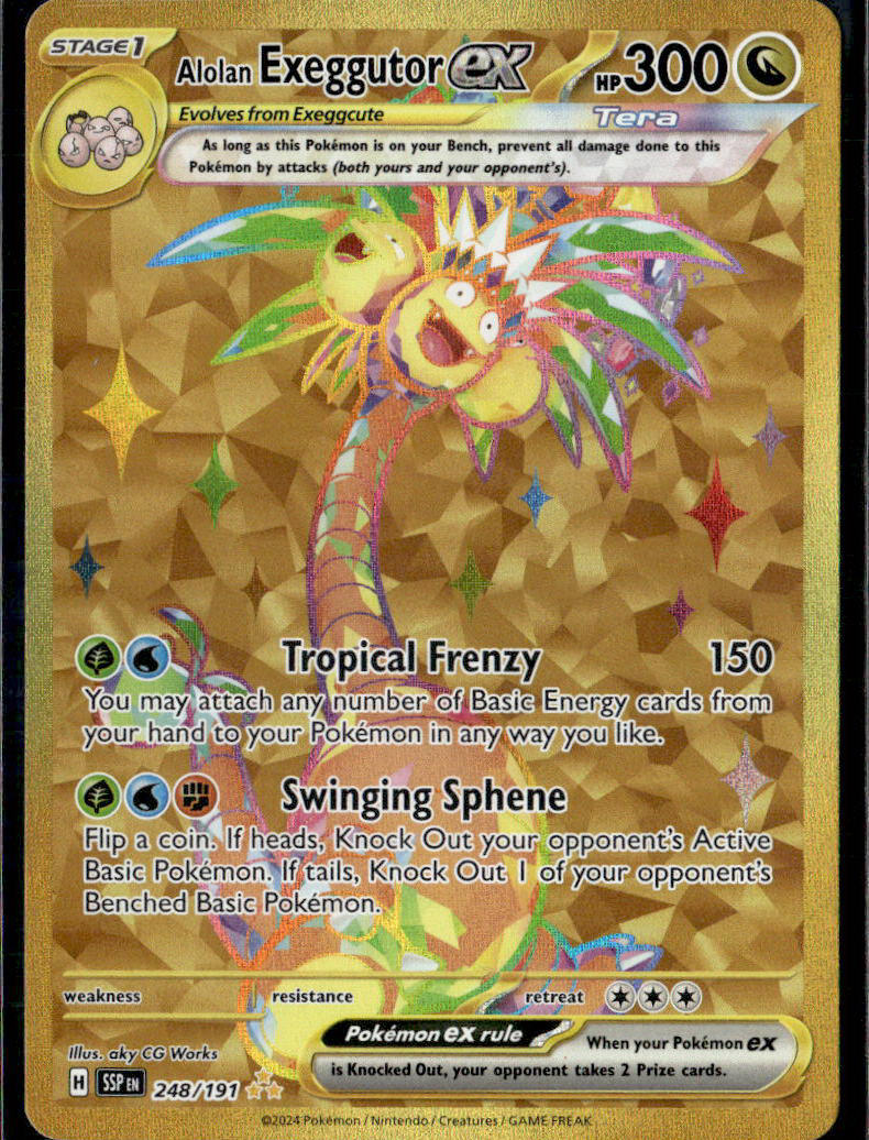 SV08: Surging Sparks #248/191 Alolan Exeggutor ex