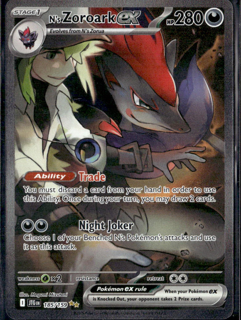 SV09: Journey Together #185/159 N's Zoroark ex