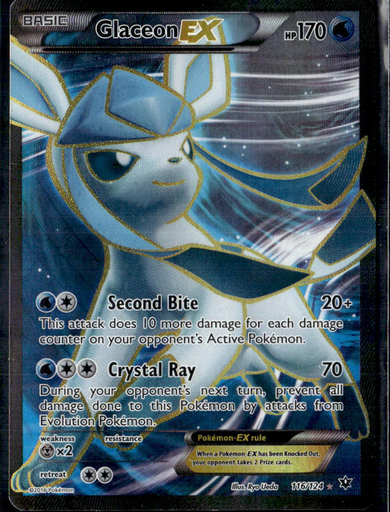 XY - Fates Collide #116/124 Glaceon EX (Full Art)