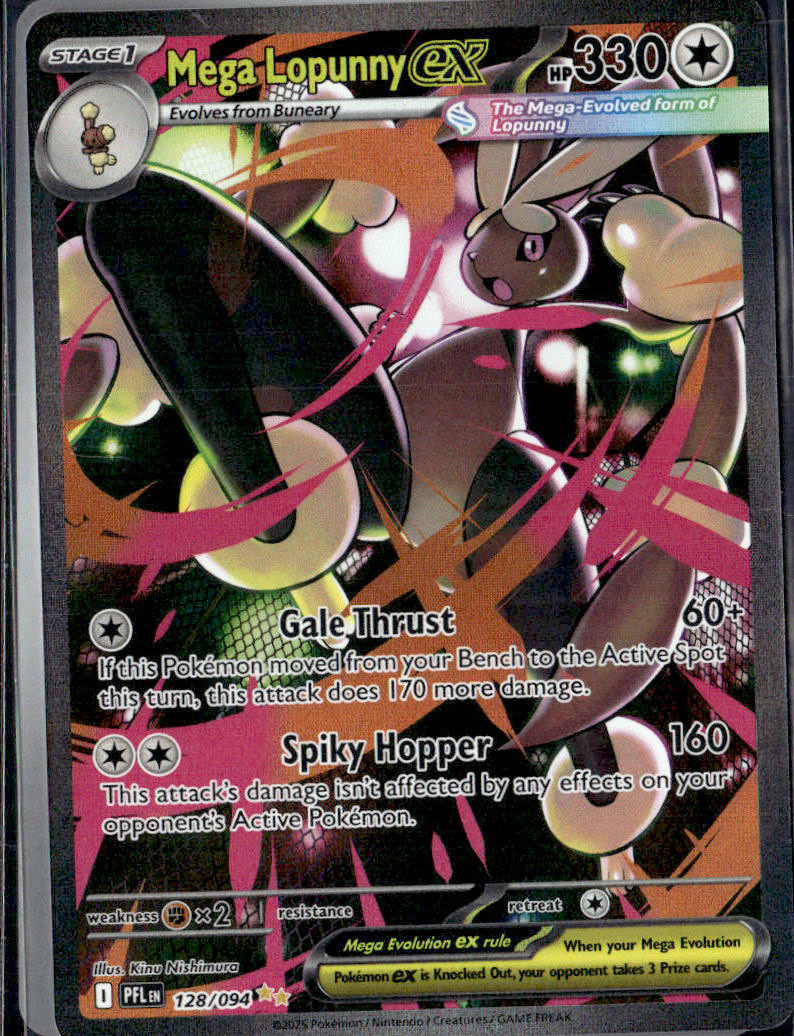 ME02: Phantasmal Flames #128/094 Mega Lopunny ex