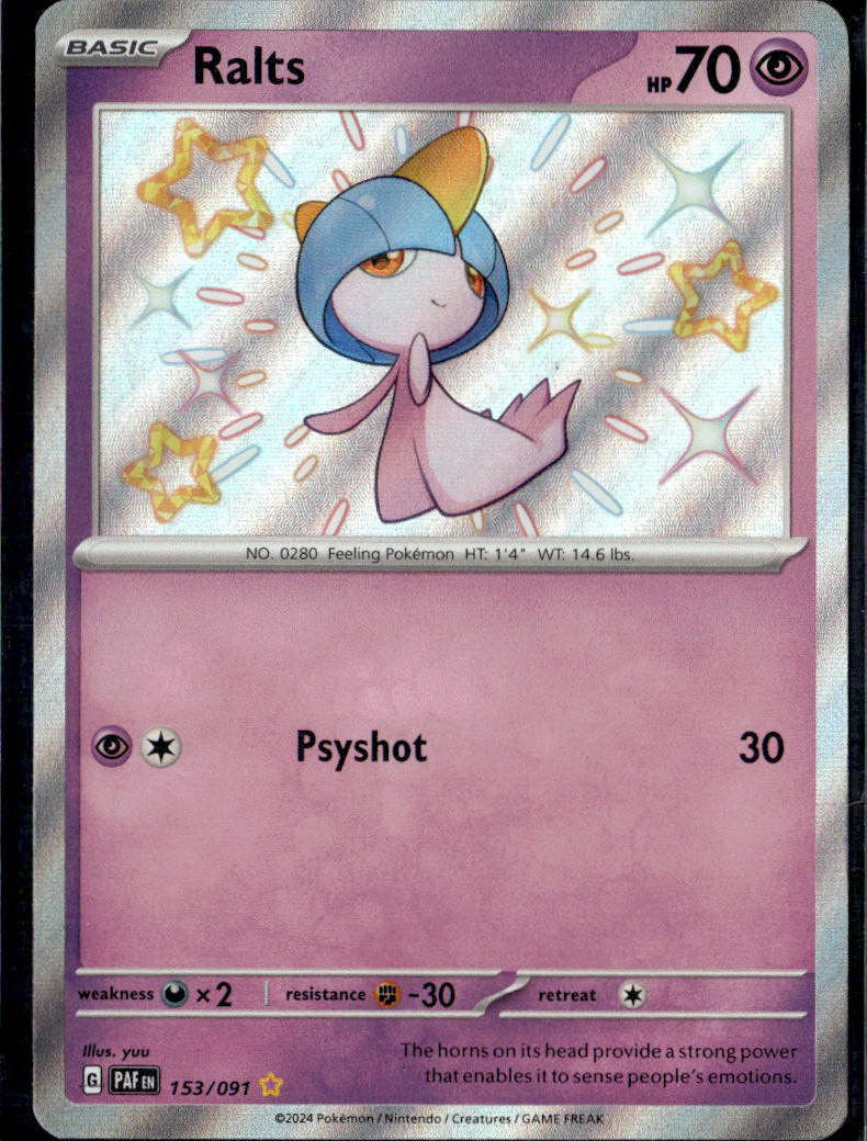 SV: Paldean Fates #153/091 Ralts