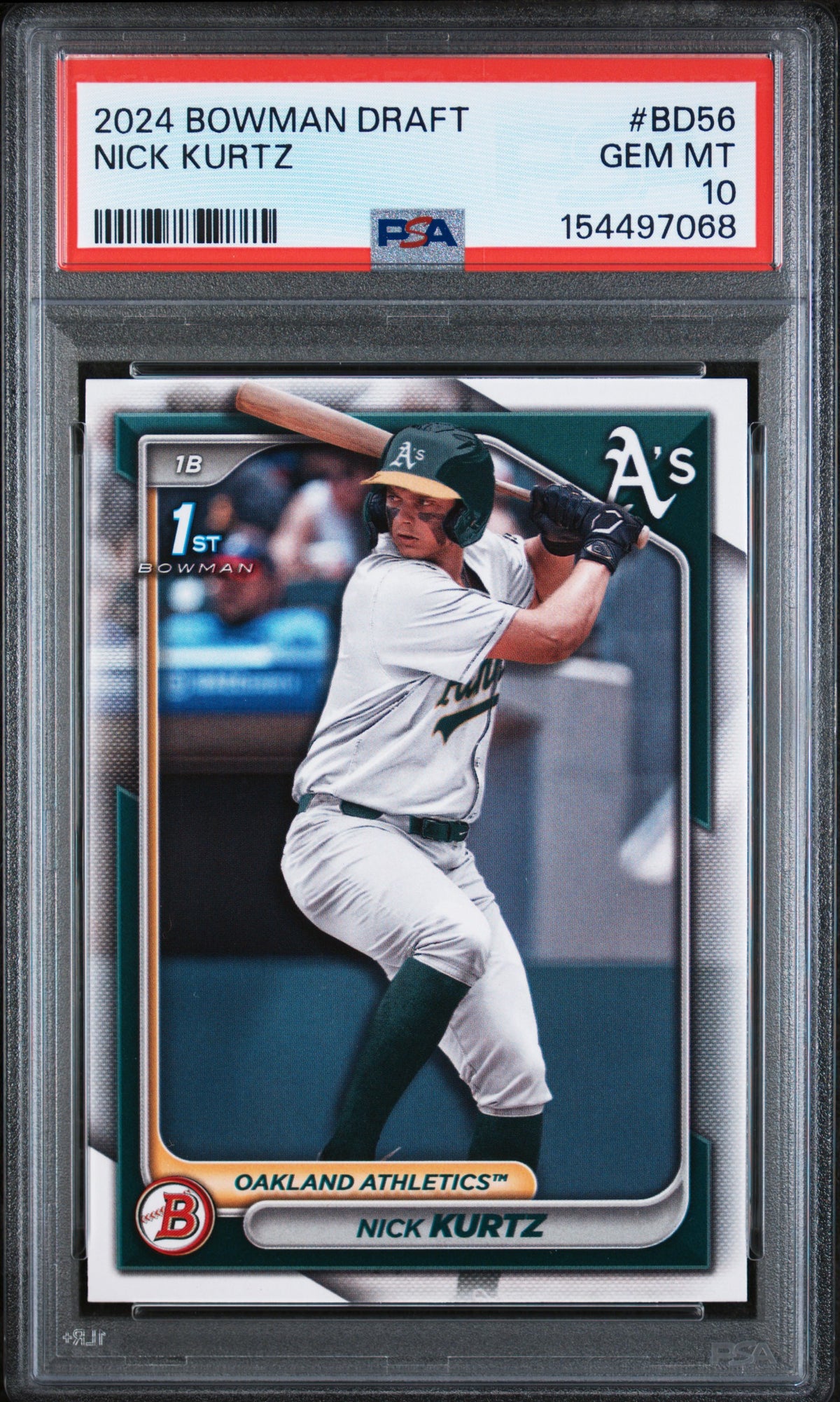 2024 Bowman Draft #BD56 Nick Kurtz PSA 10