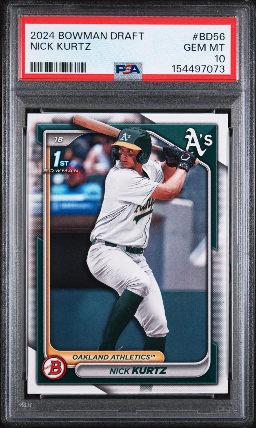 2024 Bowman Draft #BD56 Nick Kurtz PSA 10