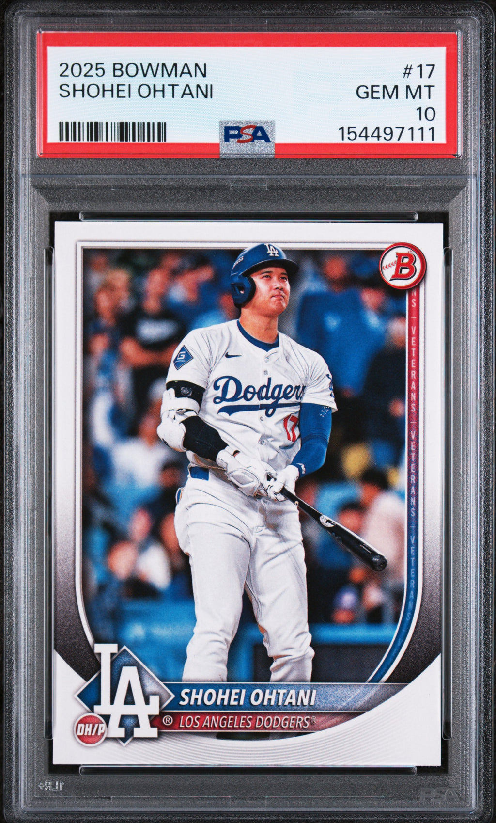 2025 Bowman #17 Shohei Ohtani PSA 10