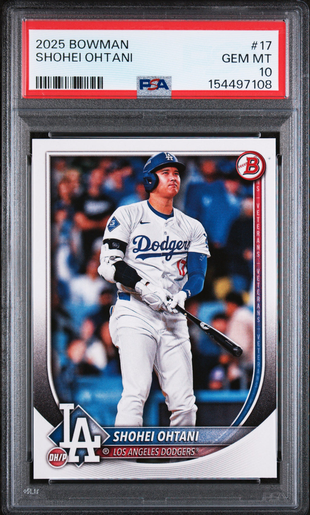 2025 Bowman #17 Shohei Ohtani PSA 10