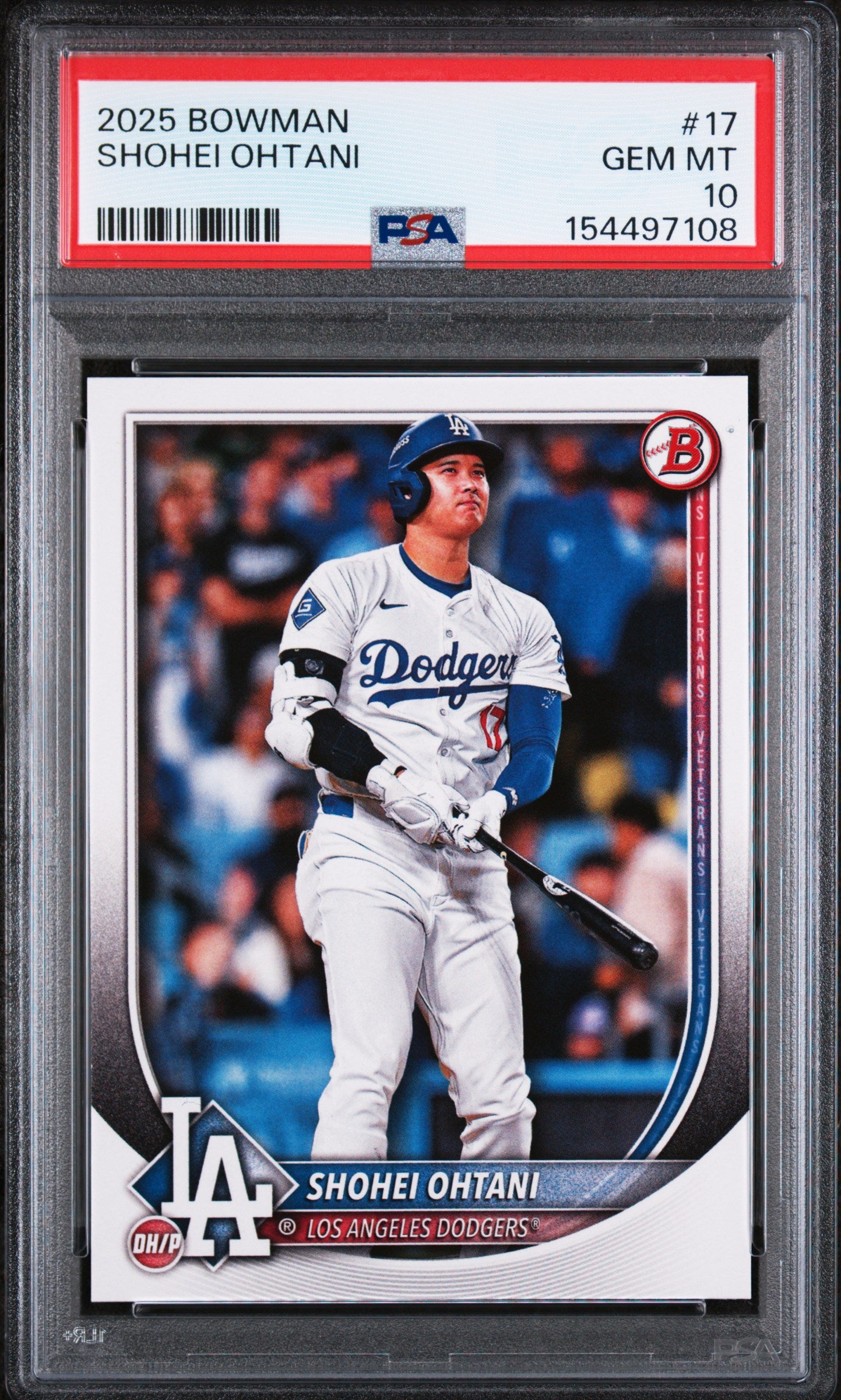 2025 Bowman #17 Shohei Ohtani PSA 10