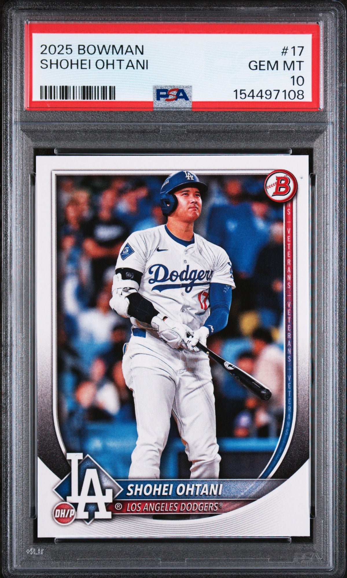 2025 Bowman #17 Shohei Ohtani PSA 10