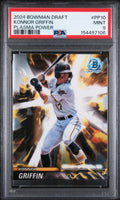 (#97106) Konnor Griffen 2024 Bowman Draft Plasma Power #PP10 PSA 9