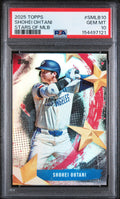 2025 Topps Stars Of Mlb #SMLB10 Shohei Ohtani PSA 10