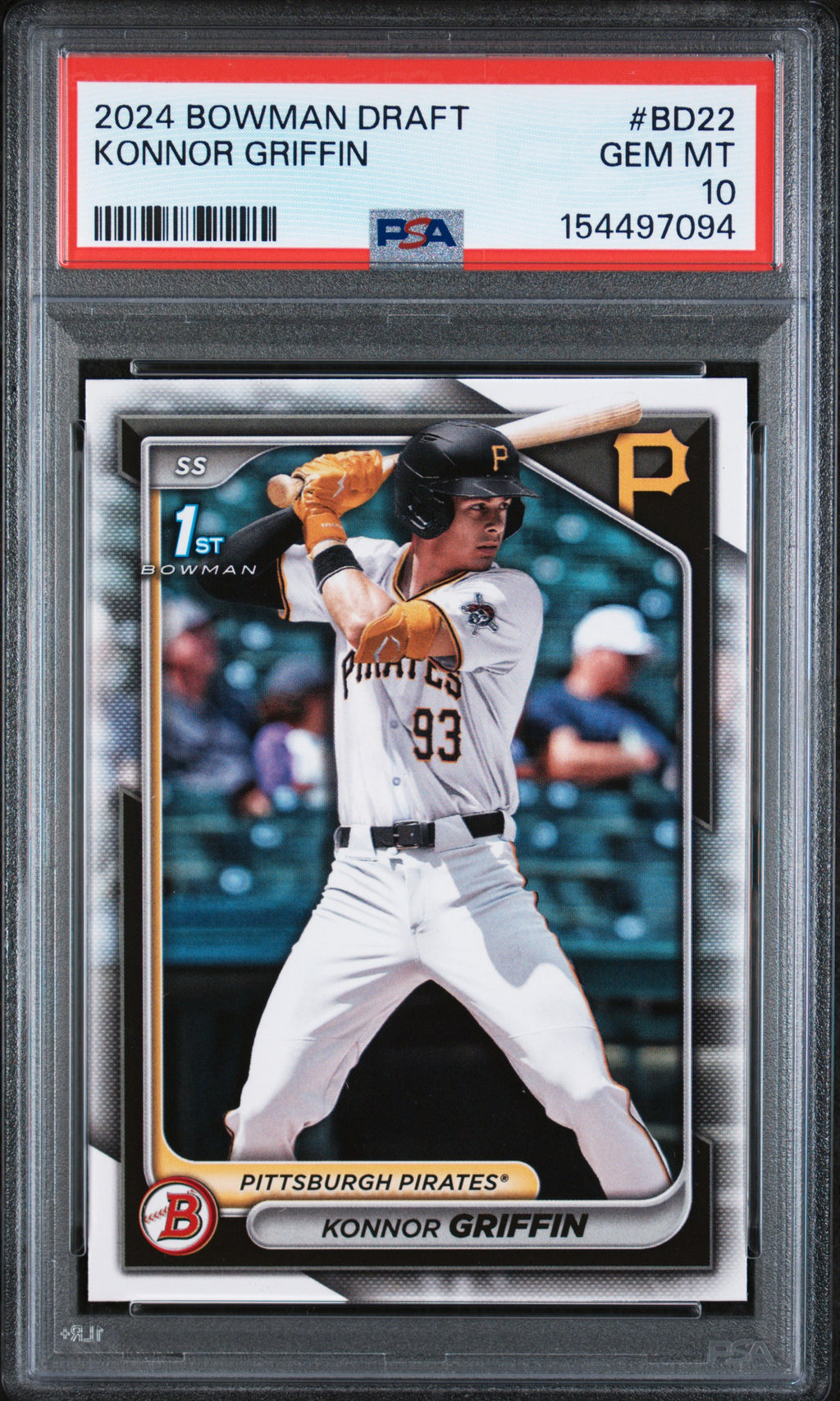 2024 Bowman Draft #BD22 Konnor Griffin PSA 10