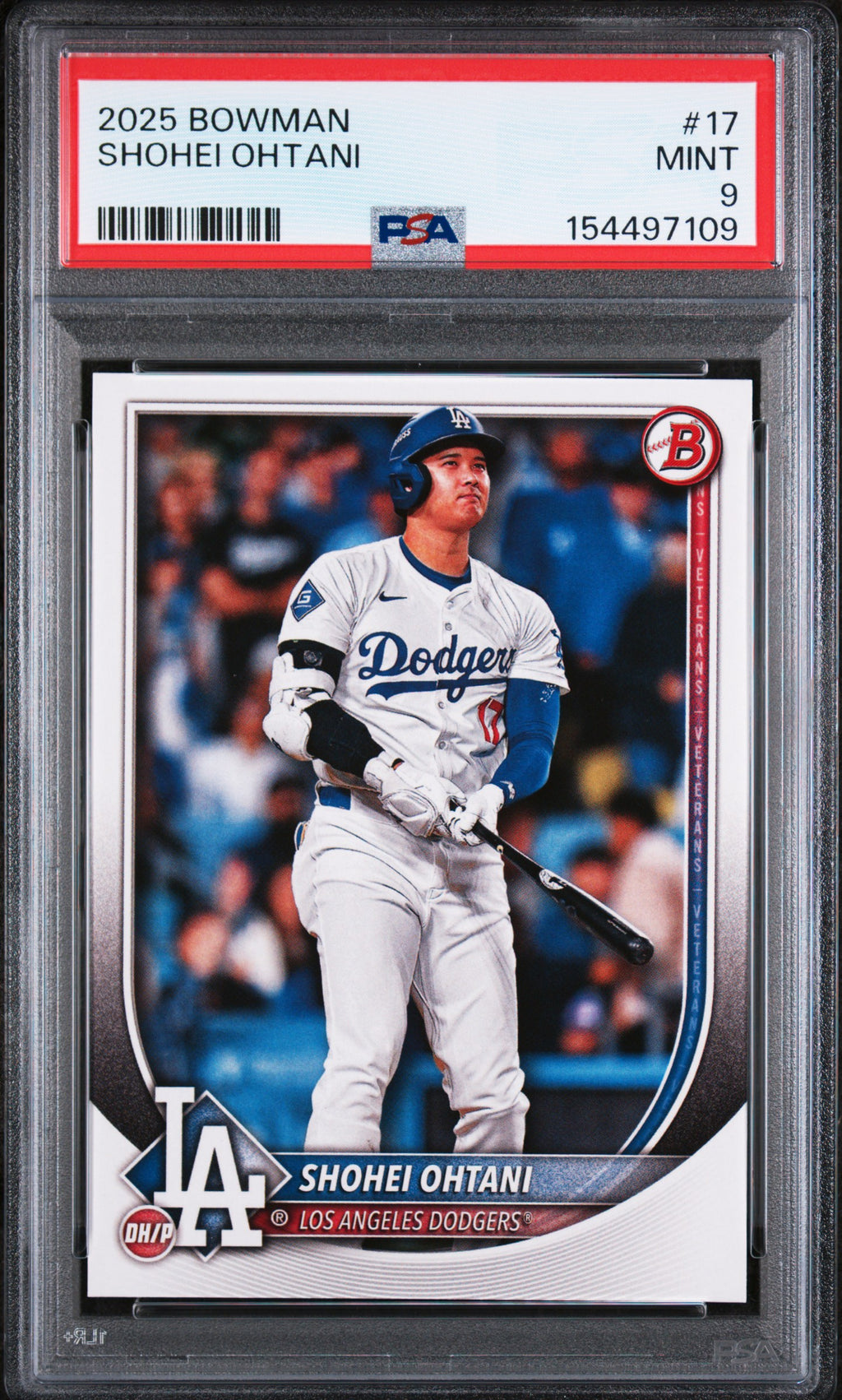 2025 Bowman #17 Shohei Ohtani PSA 9