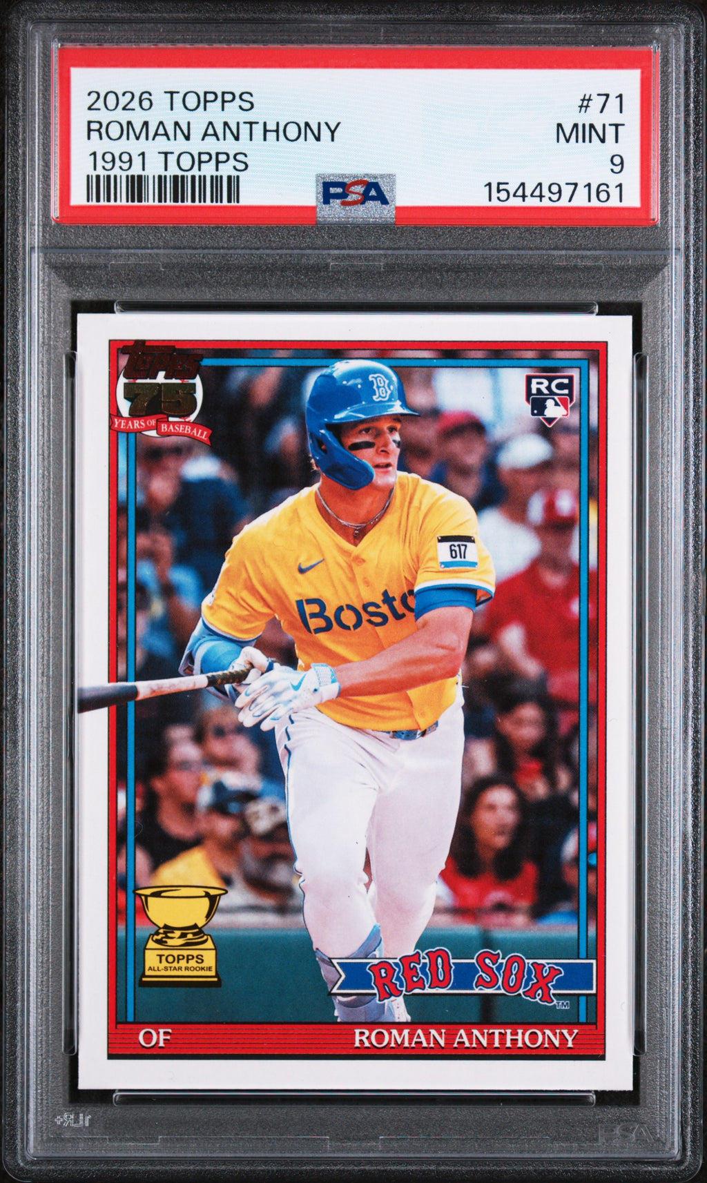 2026 Topps 1991 Topps Baseball #71 Roman Anthony PSA 9