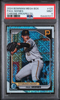 (#97077) Paul Skenes 2024 Bowman Mega Box Chrome Prospects #125 PSA 9
