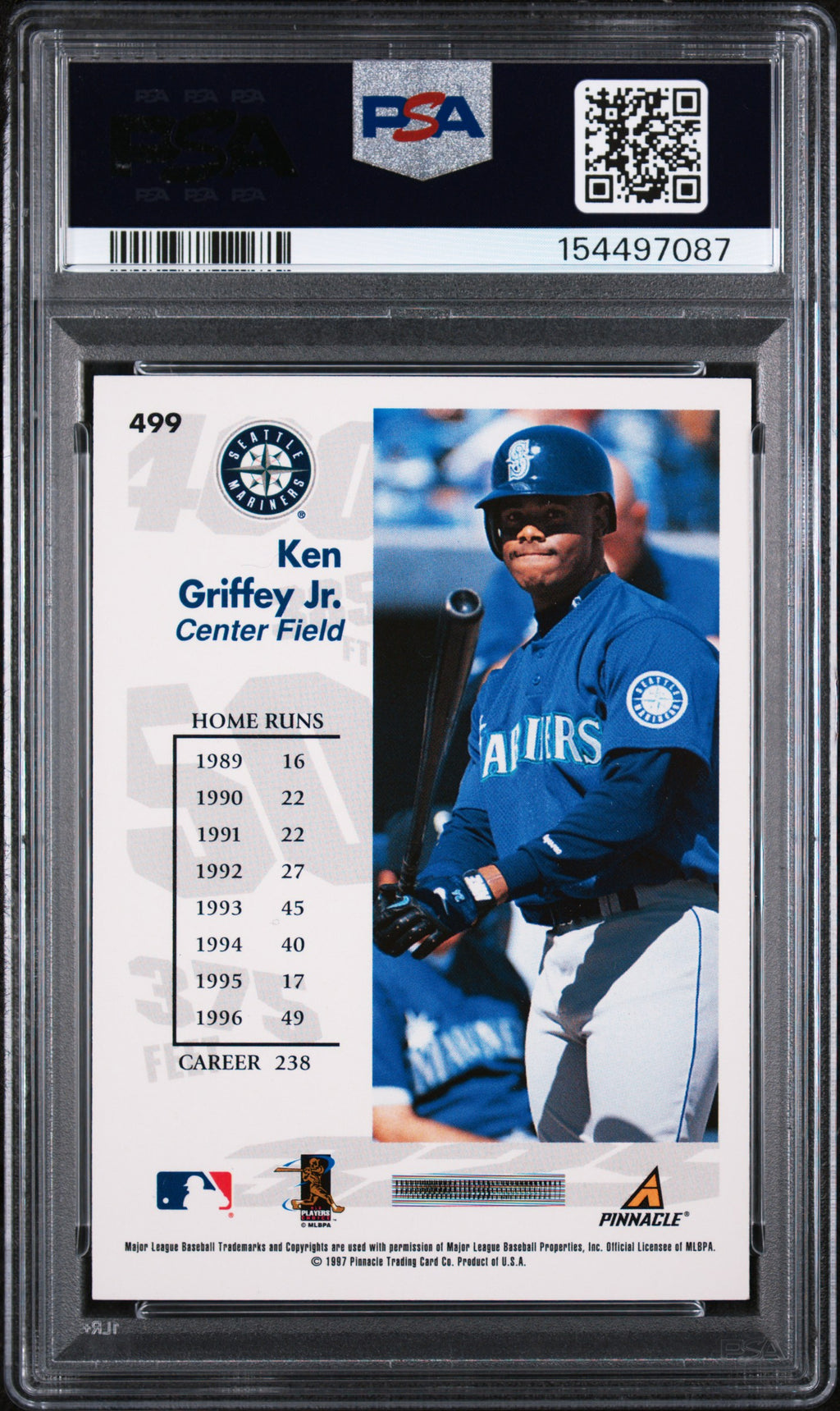 1997 Score #499 Ken Griffey Jr. PSA 9