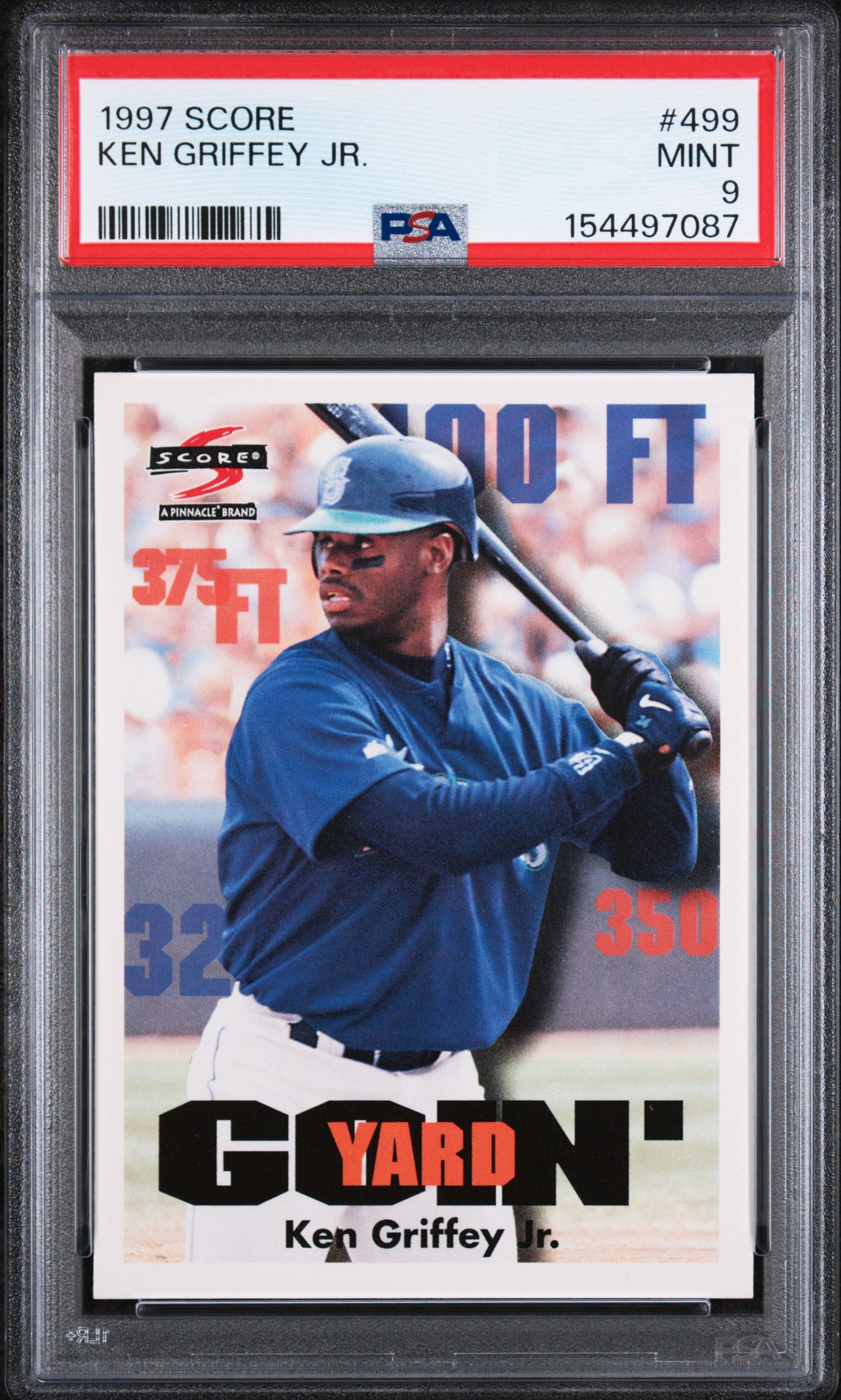 1997 Score #499 Ken Griffey Jr. PSA 9