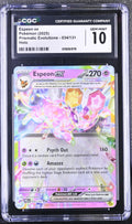 2025 Prismatic Evolutions #034/131 Espeon ex CGC 10