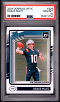 2024 Panini Donruss Optic #229 Drake Maye PSA 10