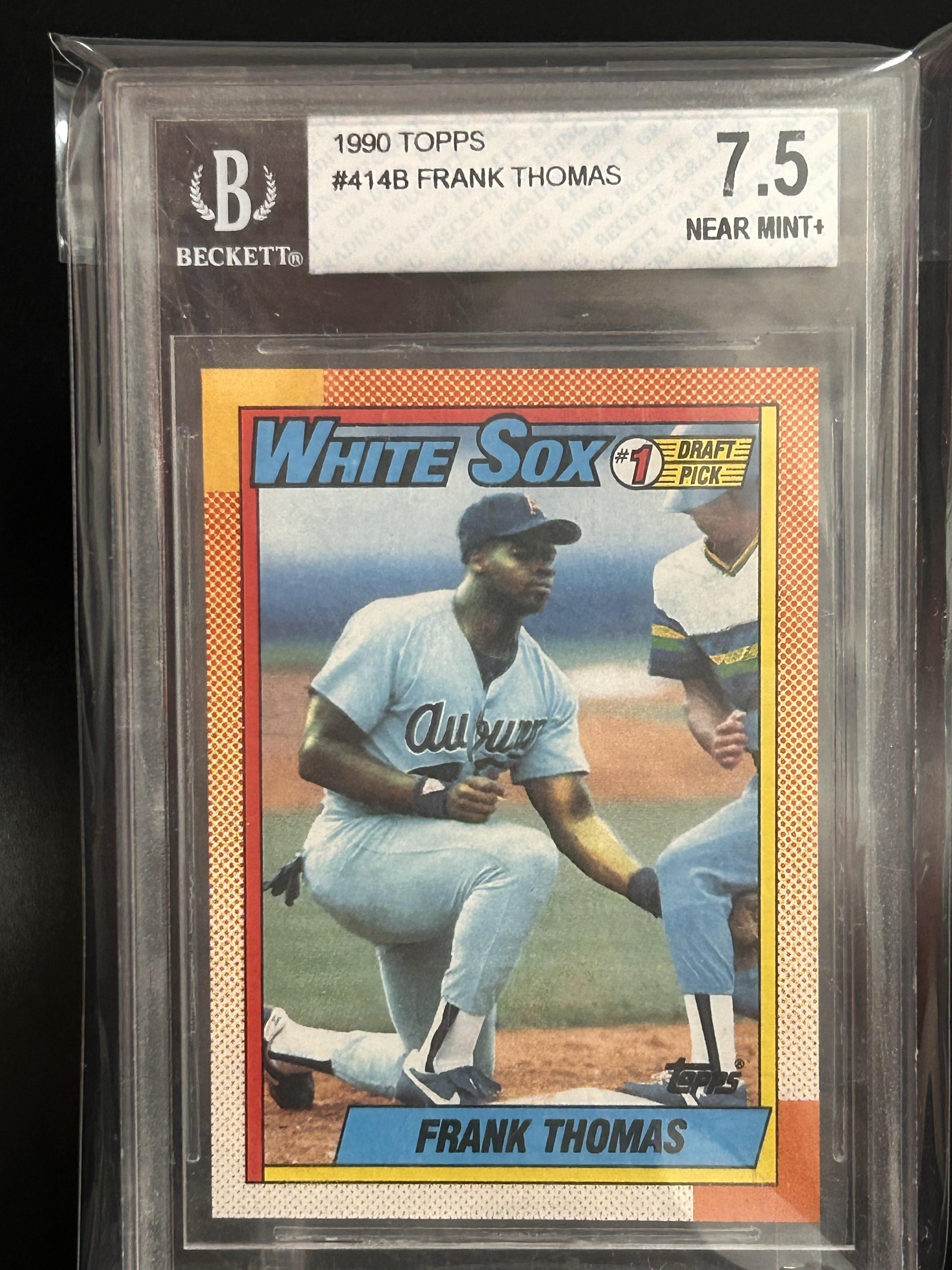 1990 Topps #414B F. Thomas FDP COR BGS 7.5