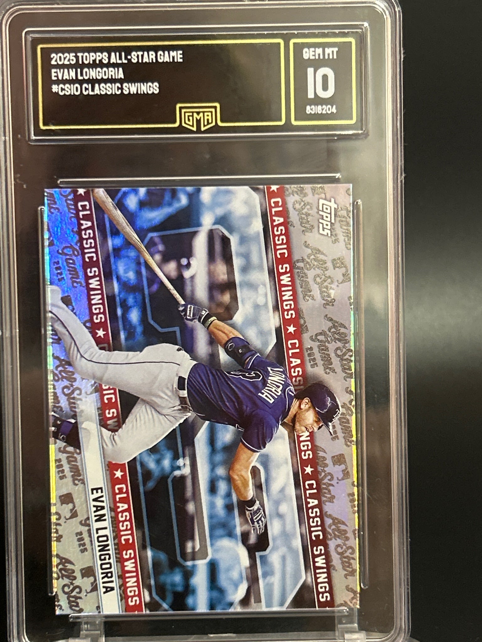 2025 Topps All-Star Game #CS-10 Evan Longoria Classic Swings GMA 10