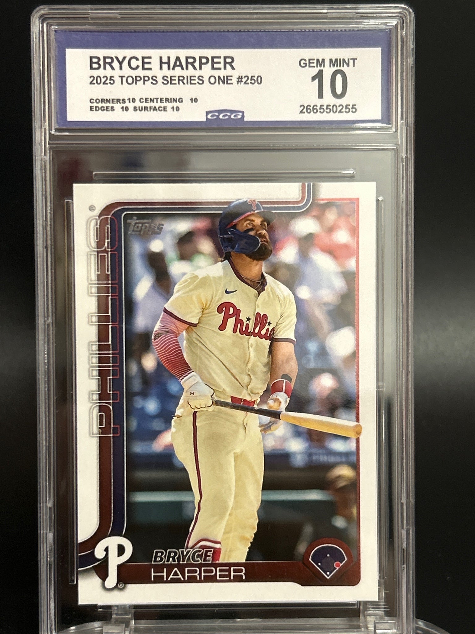 2025 Topps #250 Bryce Harper BCCG 10