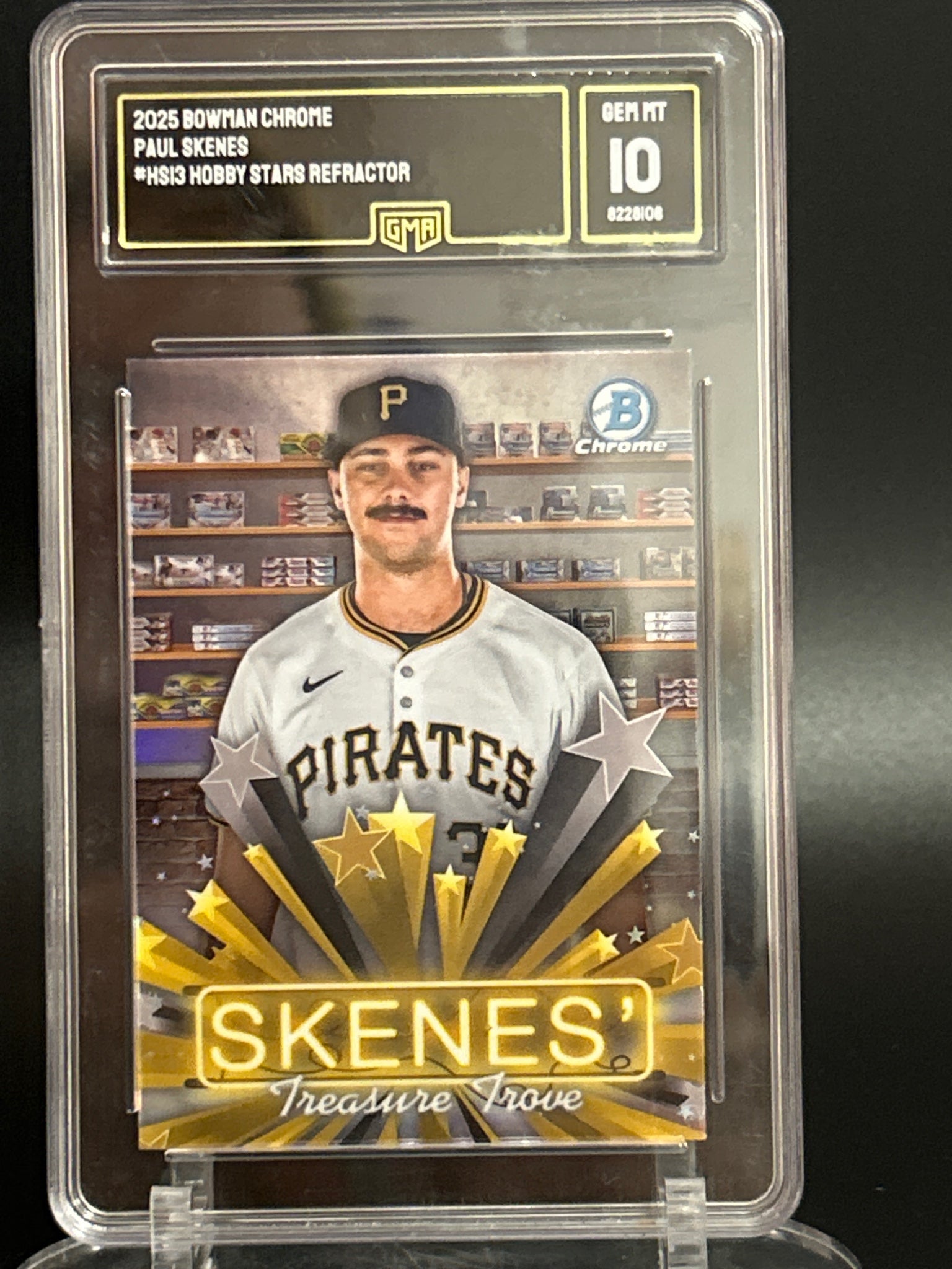 2025 Bowman #HS-13 Paul Skenes Hobby Stars GMA 10