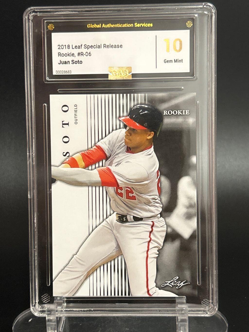 2018 Leaf Sp Rel Rookie #R-06 Juan Soto