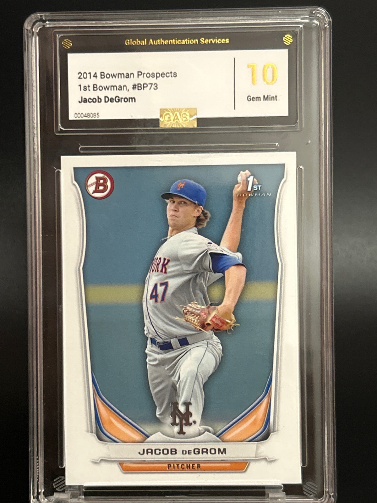 2014 Bowman #BP73 Jacob deGrom Prospects Other 10