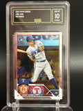 2023 Topps Chrome #93 Josh Jung Refractors GMA 10