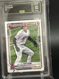 2021 Bowman #85 Shohei Ohtani GMA 10