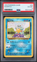 1999 Pokemon Game #63 Squirtle PSA 6