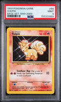 1999 Pokemon Game #68 Vulpix 1999-2000 Copyright PSA 9