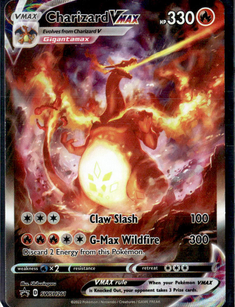 SWSH: Sword & Shield Promo Cards #SWSH261 Charizard VMAX
