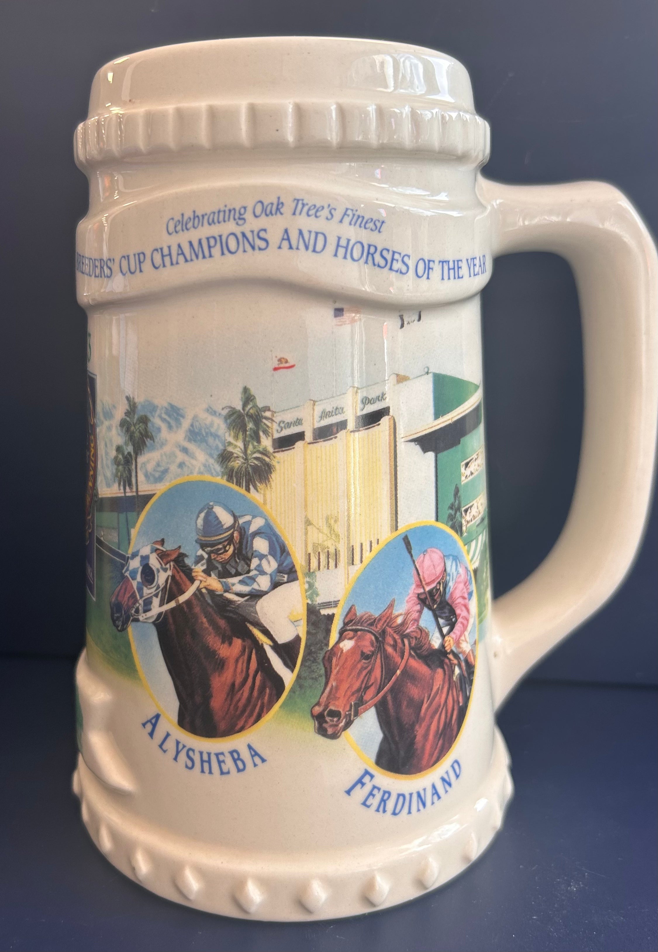 1993 Oak Tree Breeders Cup Beer Stein