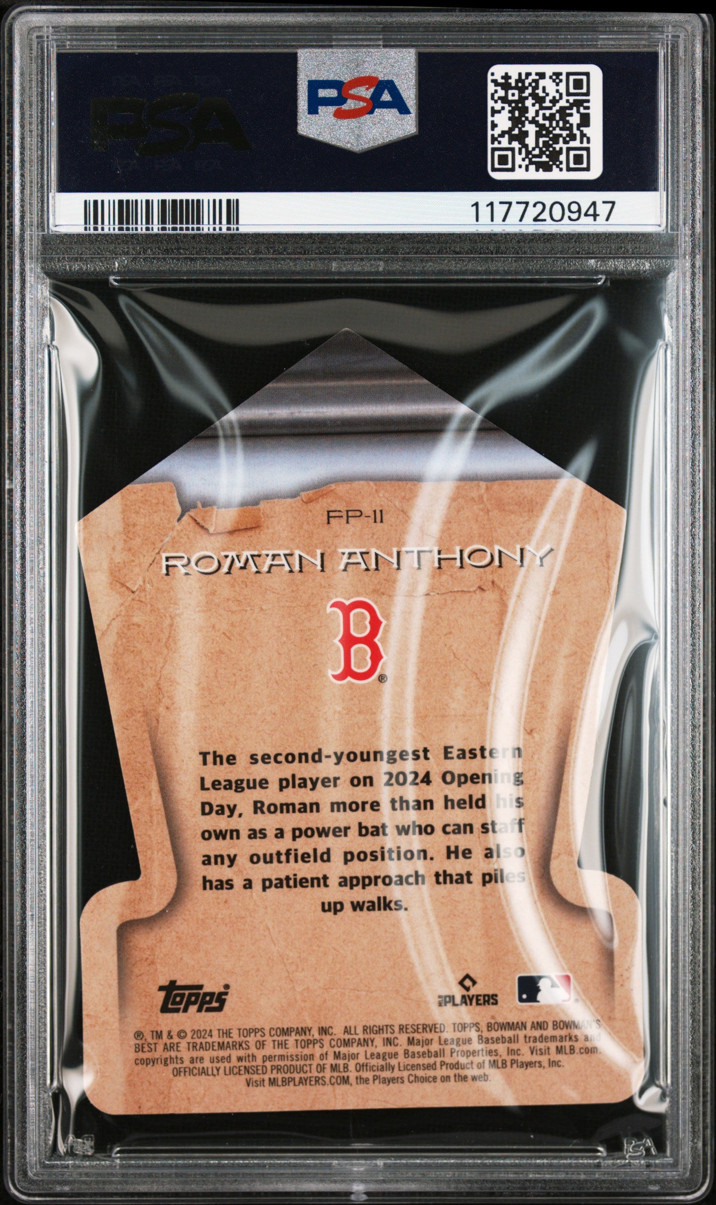 2024 Bowman'S Best Fabled Phenoms #FP11 Roman Anthony PSA 10