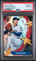 2025 Topps Stars Of Mlb #SMLB77 Shohei Ohtani Stars Of Mlb PSA 10
