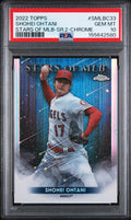 2022 Topps Stars Of Mlb #SMLBC33 Shohei Ohtani Stars Of Mlb-Sr.2-Chrome PSA 10