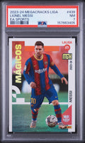 2023-24 Panini Megacracks Laliga Ea Sports #439 Lionel Messi PSA 7