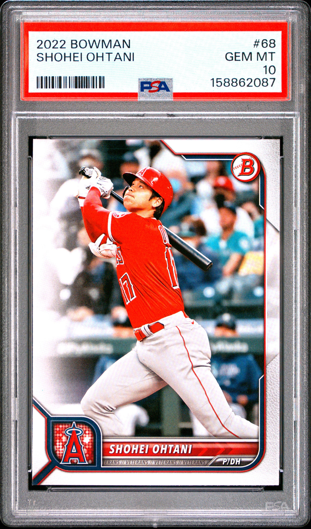 2022 Bowman #68 Shohei Ohtani PSA 10