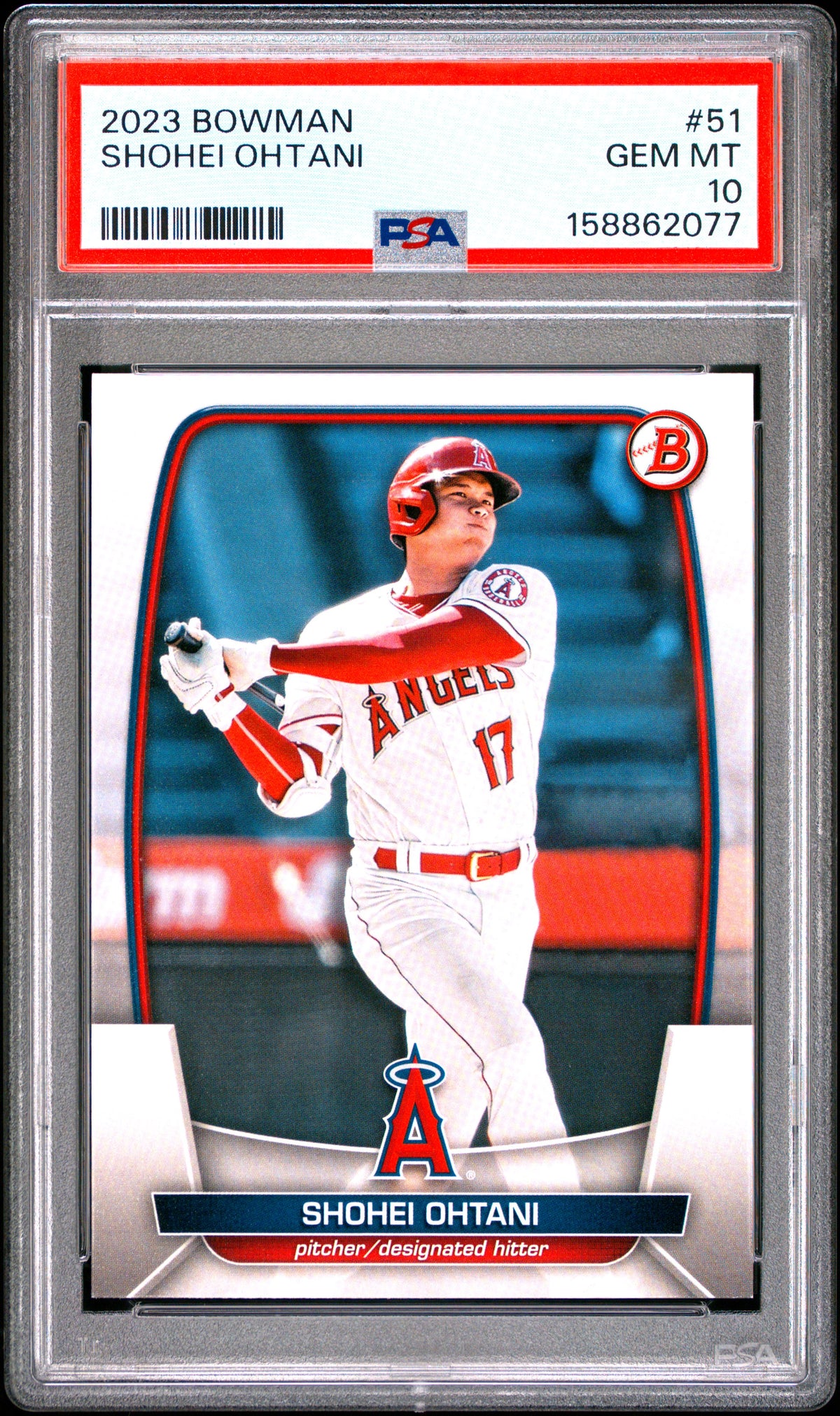 2023 Bowman #51 Shohei Ohtani PSA 10