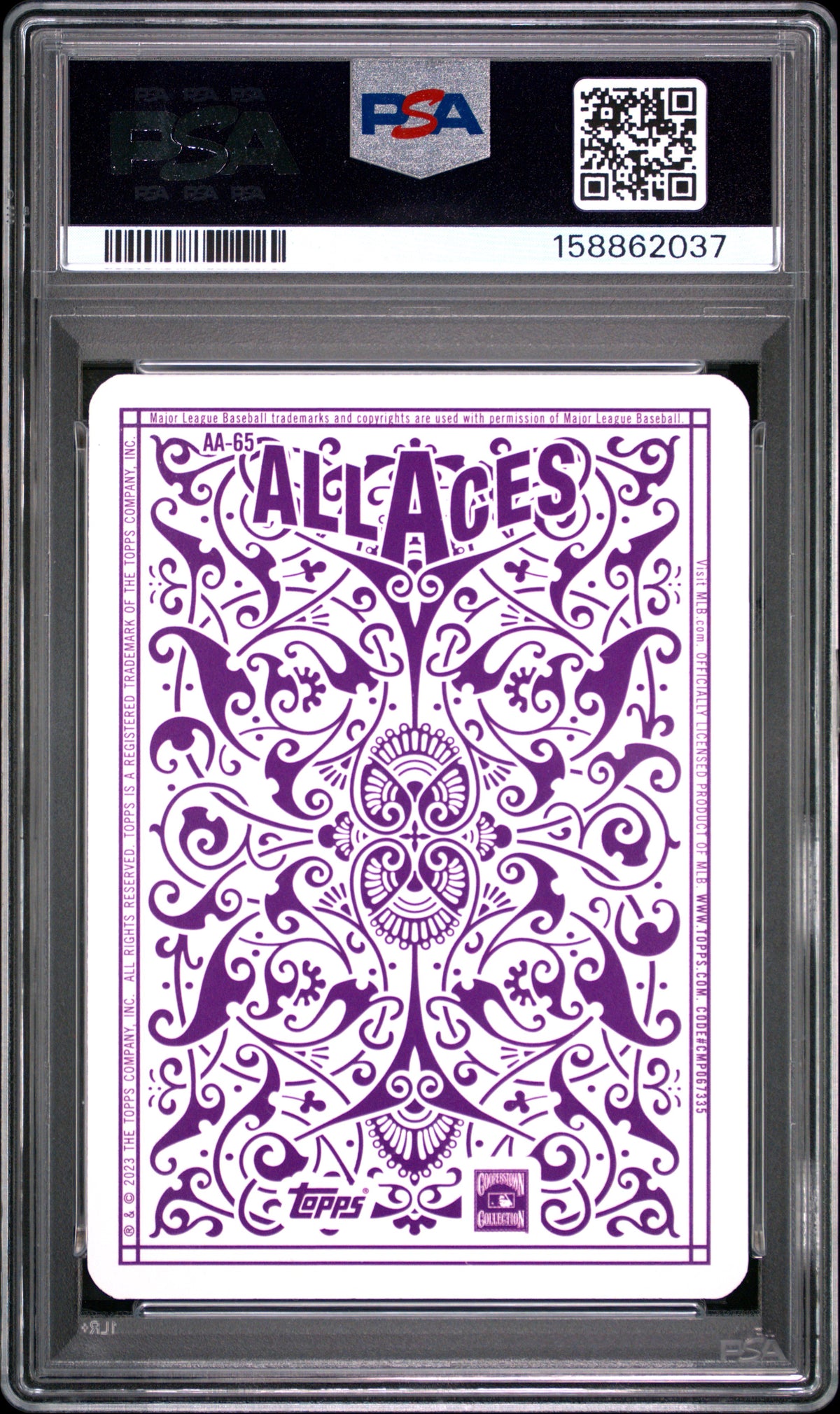 2023 Topps All Aces #AA65 Andy Pettitte Update PSA 10
