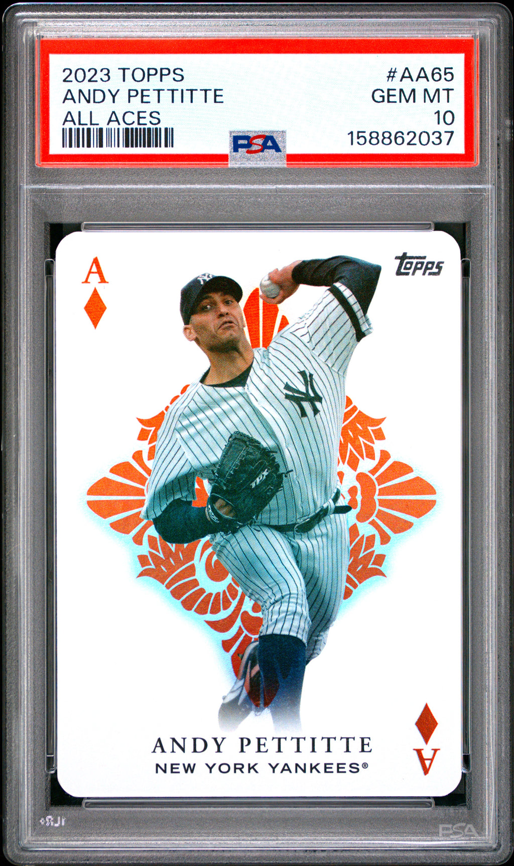 2023 Topps All Aces #AA65 Andy Pettitte Update PSA 10