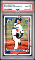 2024 Bowman #36 Yoshinobu Yamamoto PSA 10