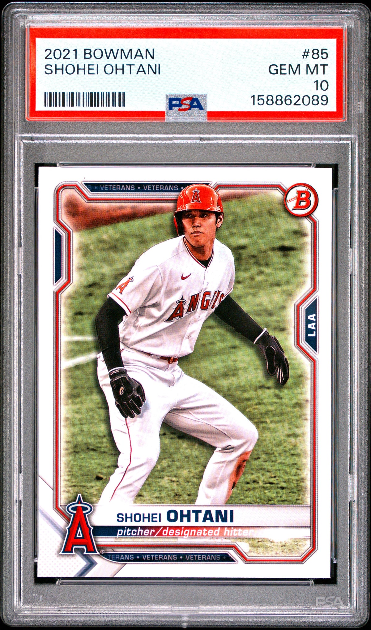2021 Bowman #85 Shohei Ohtani PSA 10