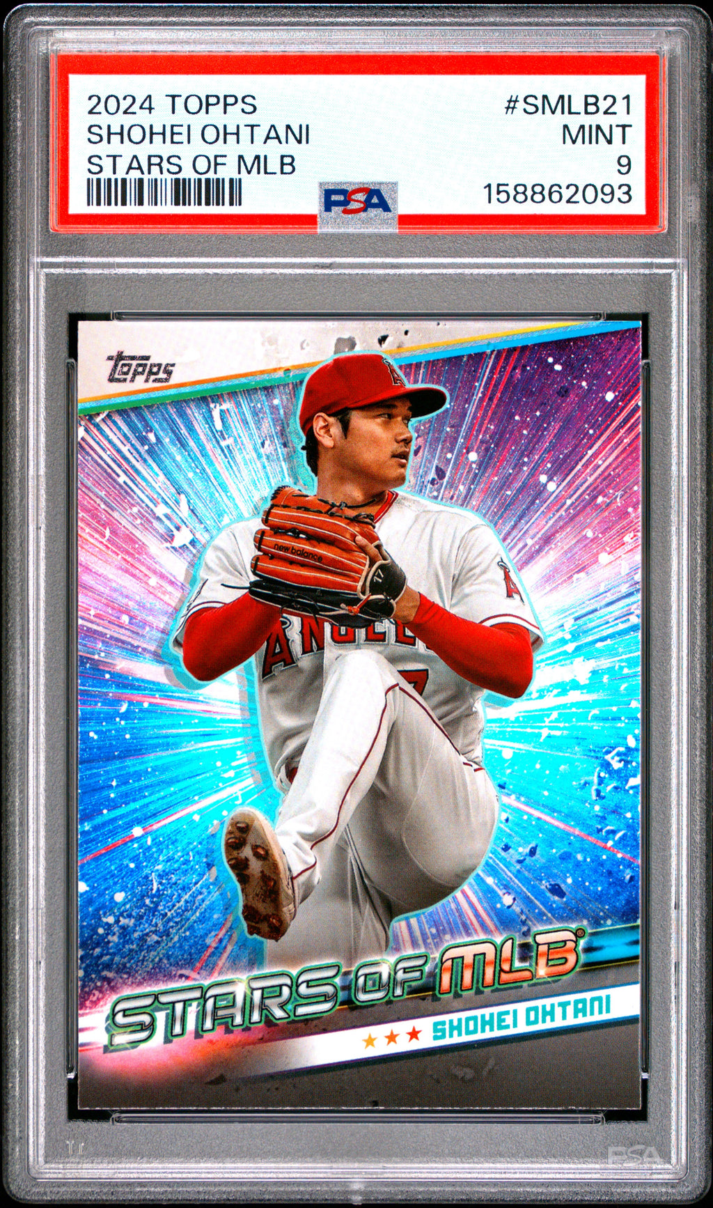 2024 Topps Stars Of Mlb #SMLB21 Shohei Ohtani PSA 9