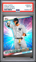 2024 Topps Stars Of Mlb #SMLB13 Aaron Judge PSA 8