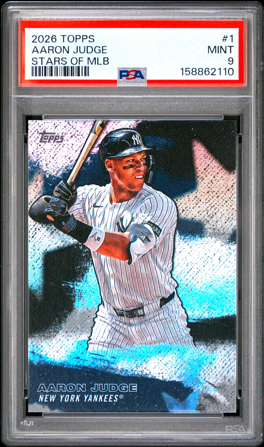 2026 Topps Stars Of Mlb #1 Aaron Judge PSA 9