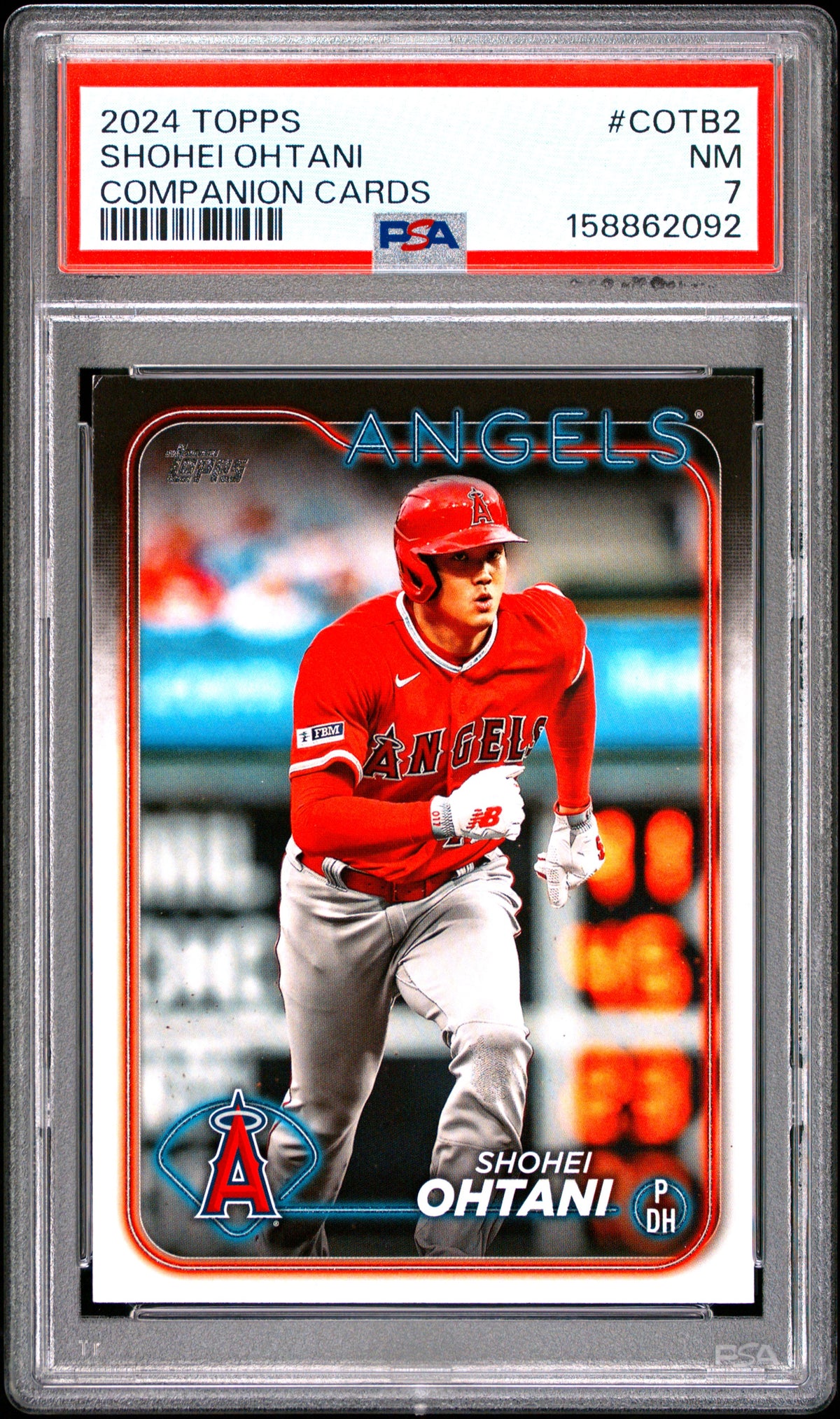 2024 Topps Companion Cards #COTB2 Shohei Ohtani PSA 7