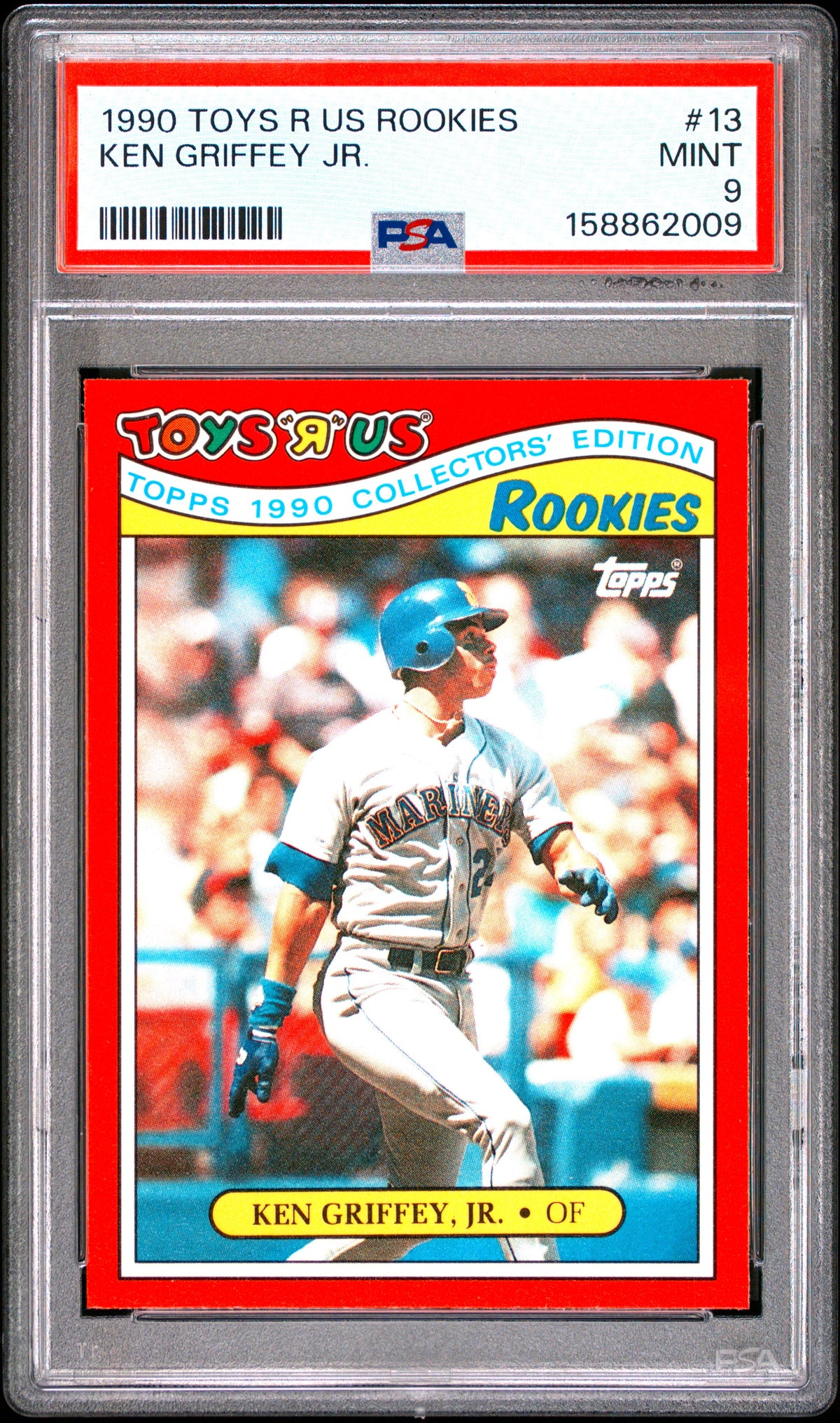 1990 Toys R Us Rookies #13 Ken Griffey Jr. PSA 9