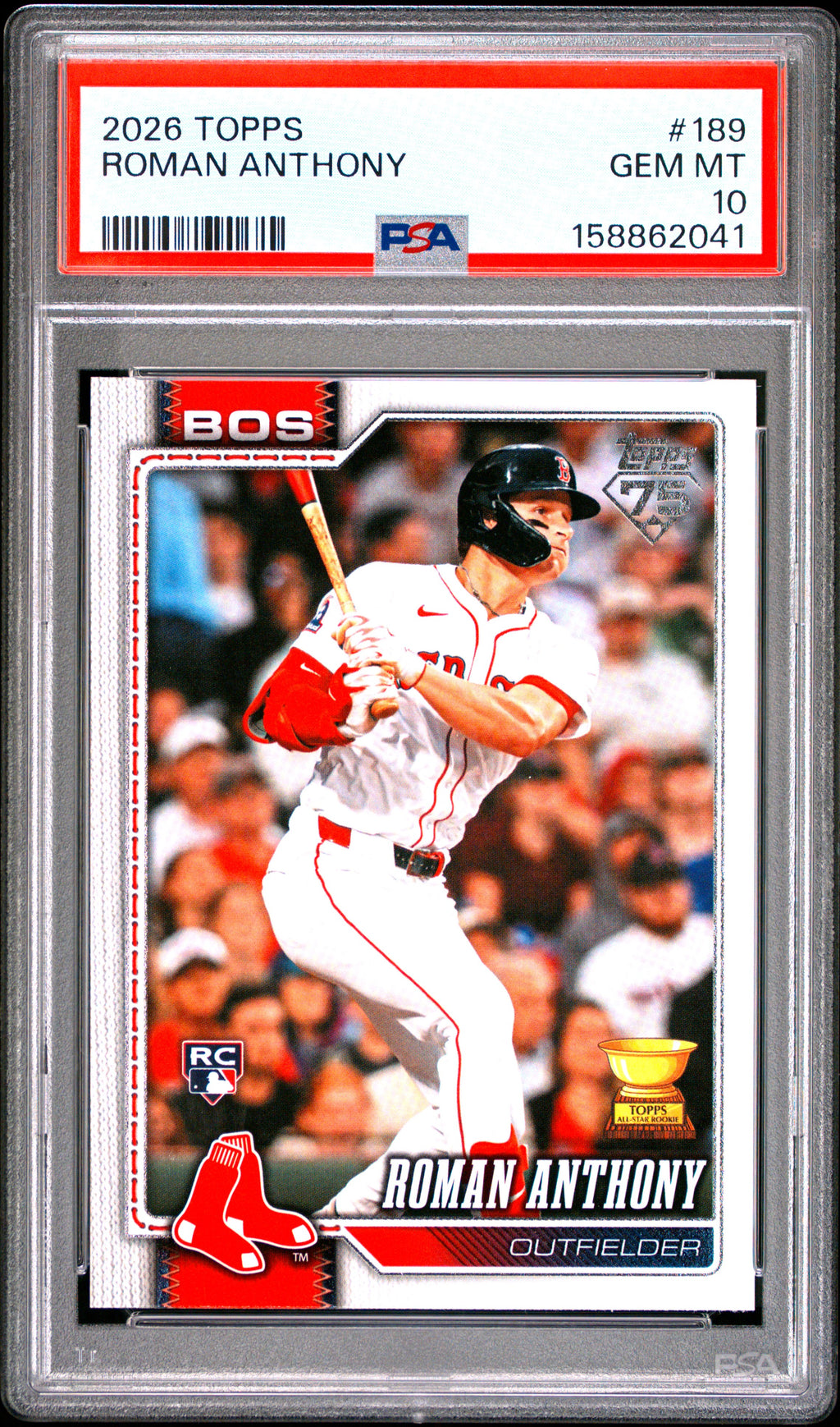 2026 Topps #189 Roman Anthony PSA 10